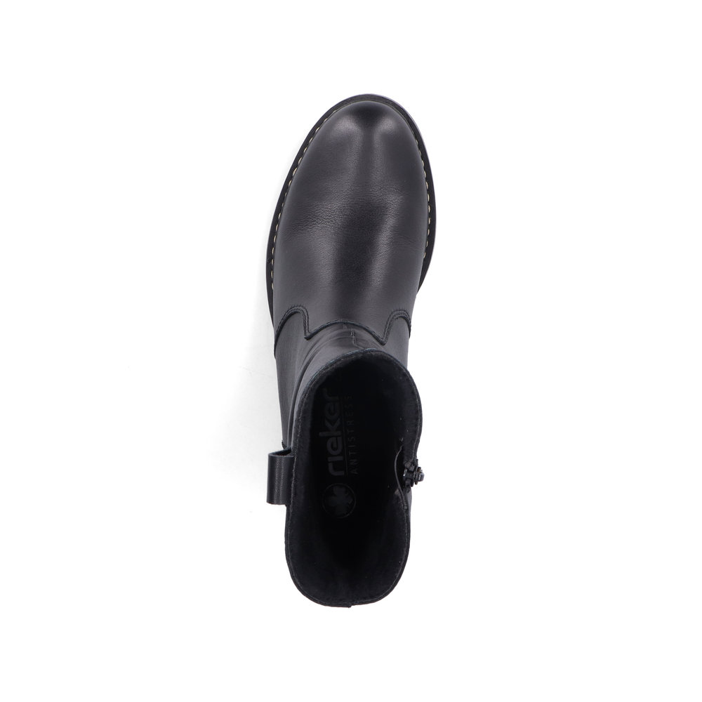 RIEKER z6883-00 CZARNY BOTEK • Rozm. D.: 37