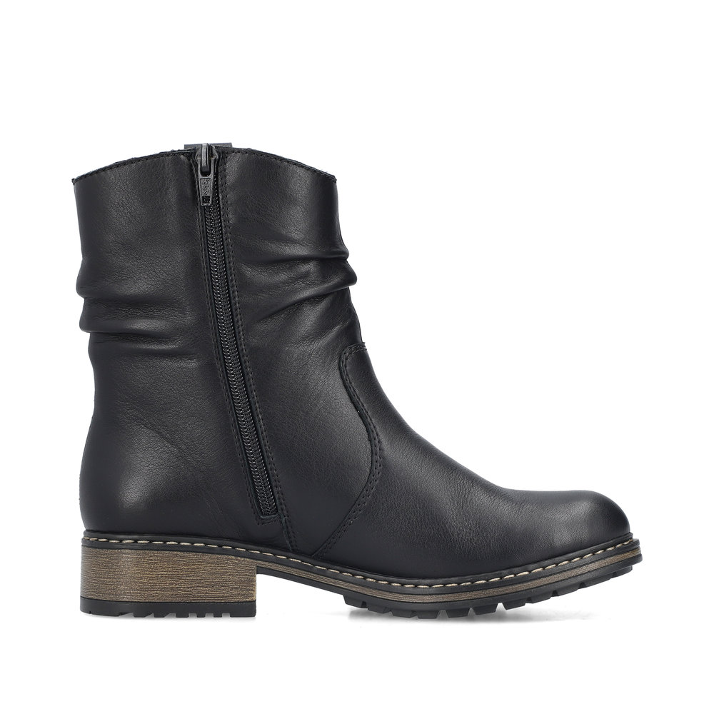 RIEKER z6883-00 CZARNY BOTEK • Rozm. D.: 38