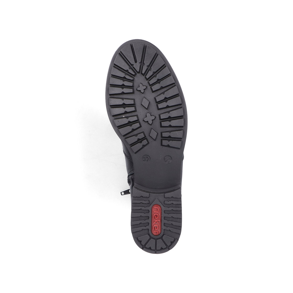 RIEKER z6883-00 CZARNY BOTEK • Rozm. D.: 38