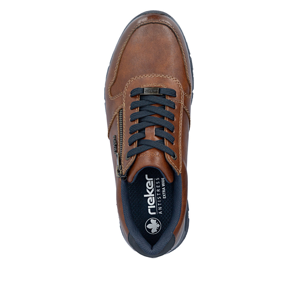 RIEKER B0513-24 MĘSKI SNEAKERS COGNAC • Rozm. M.: 42