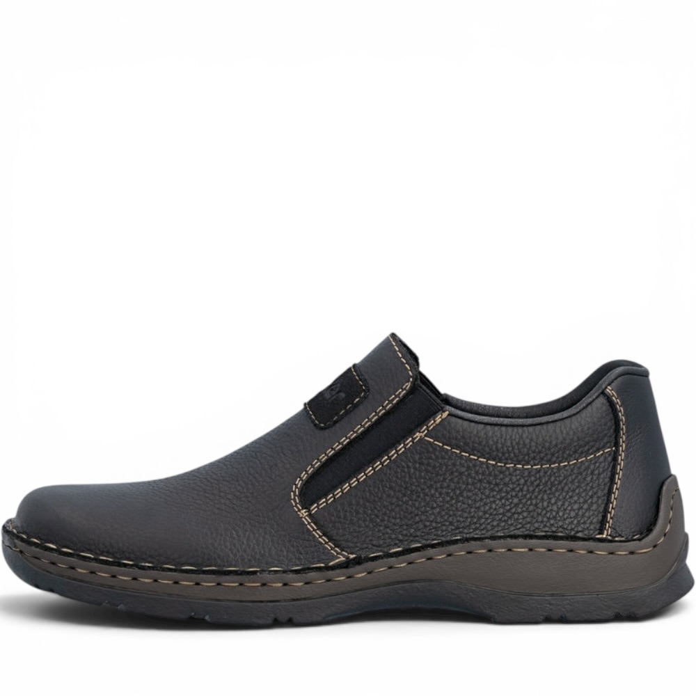 RIEKER 05370 MĘSKI PÓŁBUT CZARNY • Rozm. M.: 42