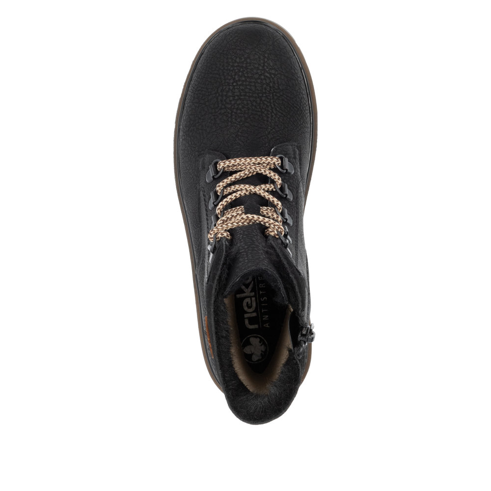 RIEKER Y3433-00 CZARNY TRZEWIK • Rozm. D.: 36
