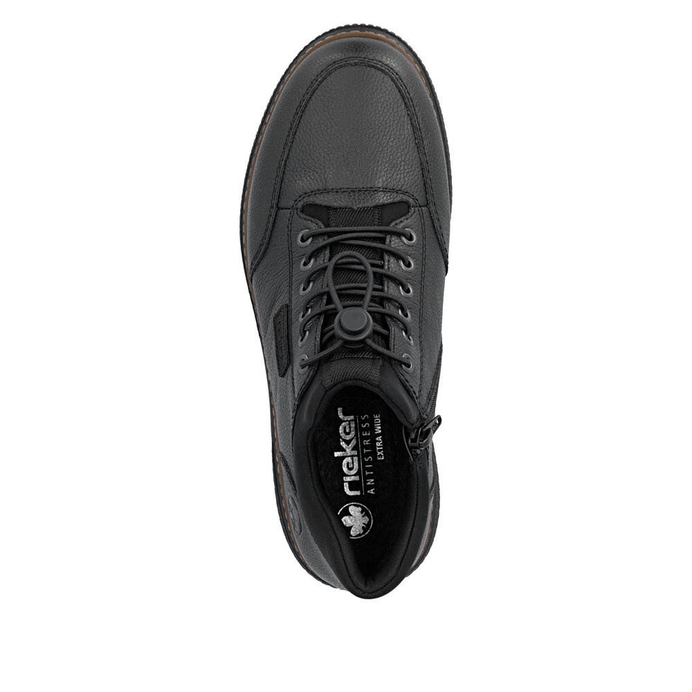 RIEKER B3356-00 MĘSKI SNEAKERS CZARNY • Rozm. M.: 42