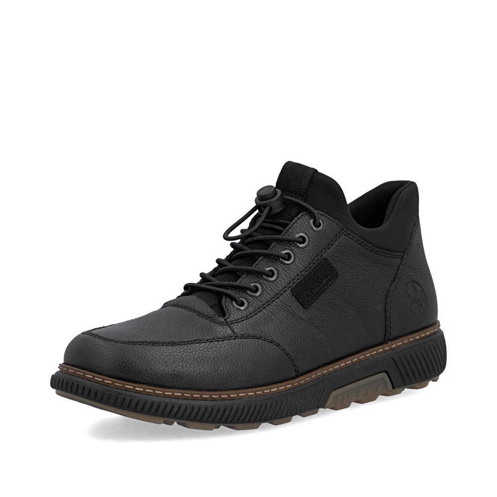 RIEKER B3356-00 MĘSKI SNEAKERS CZARNY • Rozm. M.: 42