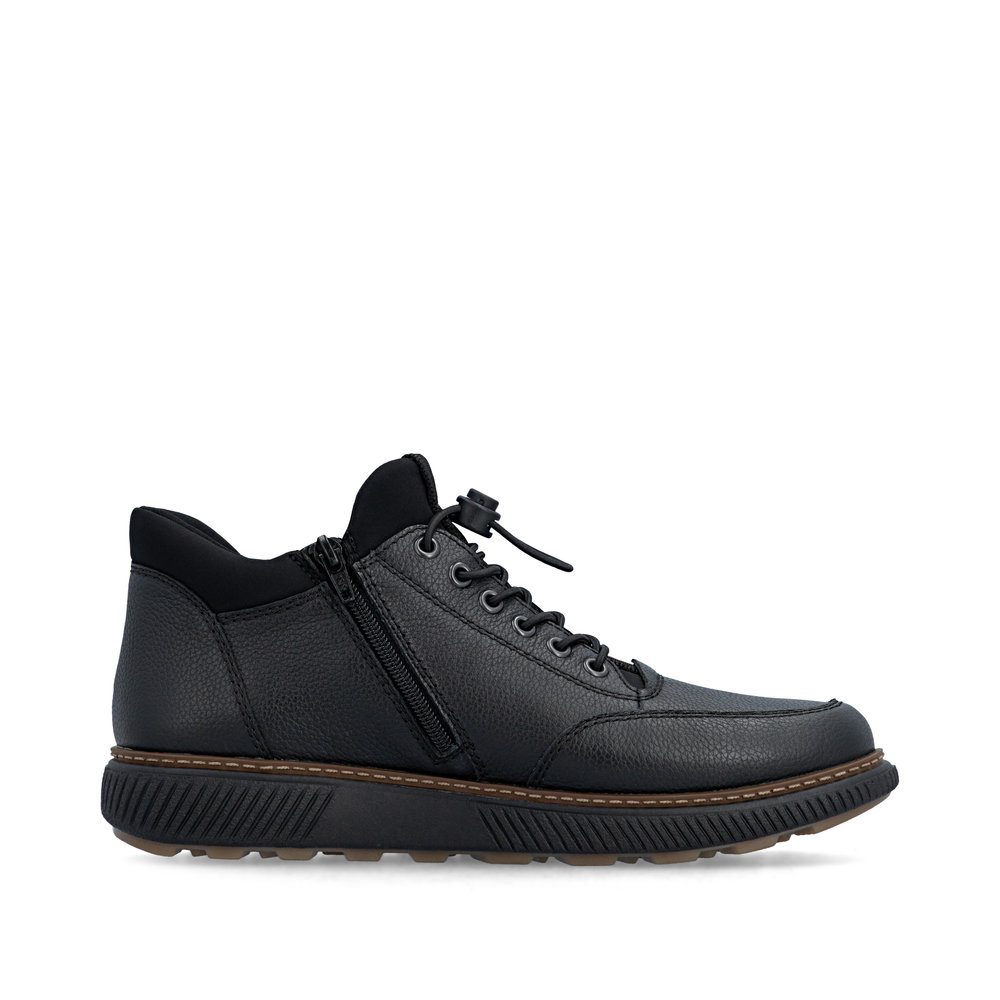 RIEKER B3356-00 MĘSKI SNEAKERS CZARNY • Rozm. M.: 45