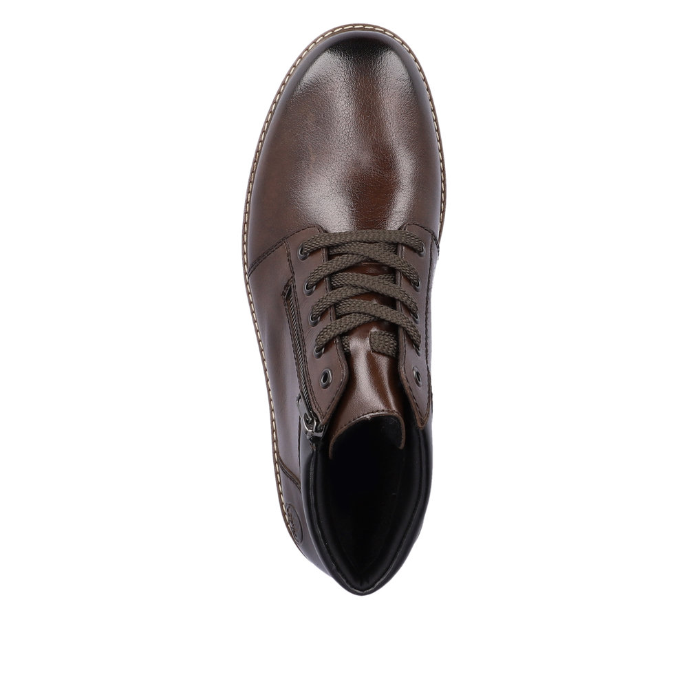 RIEKER 10502-25 BRĄZOWY Trzewik • Rozm. M.: 45
