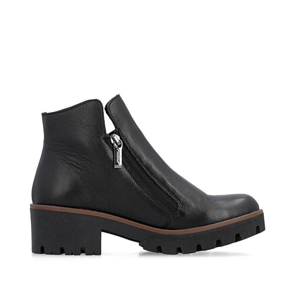 RIEKER 79254-00 CZARNY BOTEK • Rozm. D.: 41