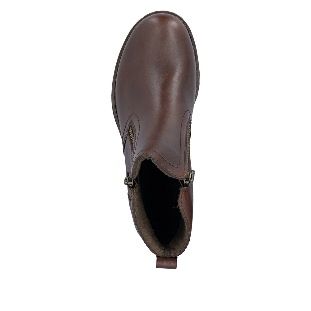RIEKER 78556-28 ORZECHOWY BOTEK • Rozm. D.: 38