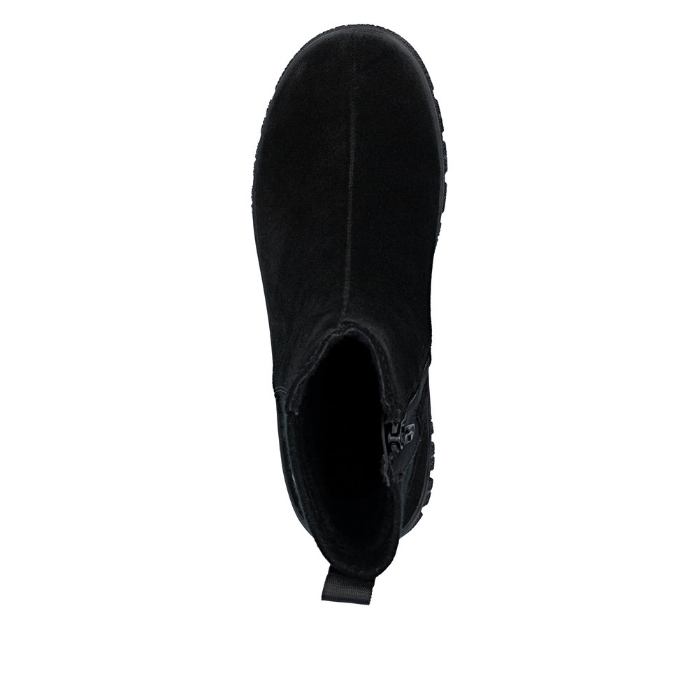 RIEKER Z7269-00 CZARNY ZAMSZOWY BOTEK • Rozm. D.: 39