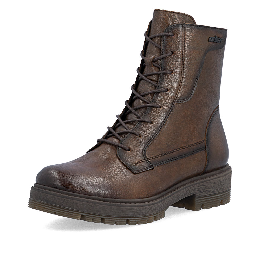 RIEKER 705800-25 TRZEWIK CIEPŁY BRĄZOWY • Rozm. D.: 40