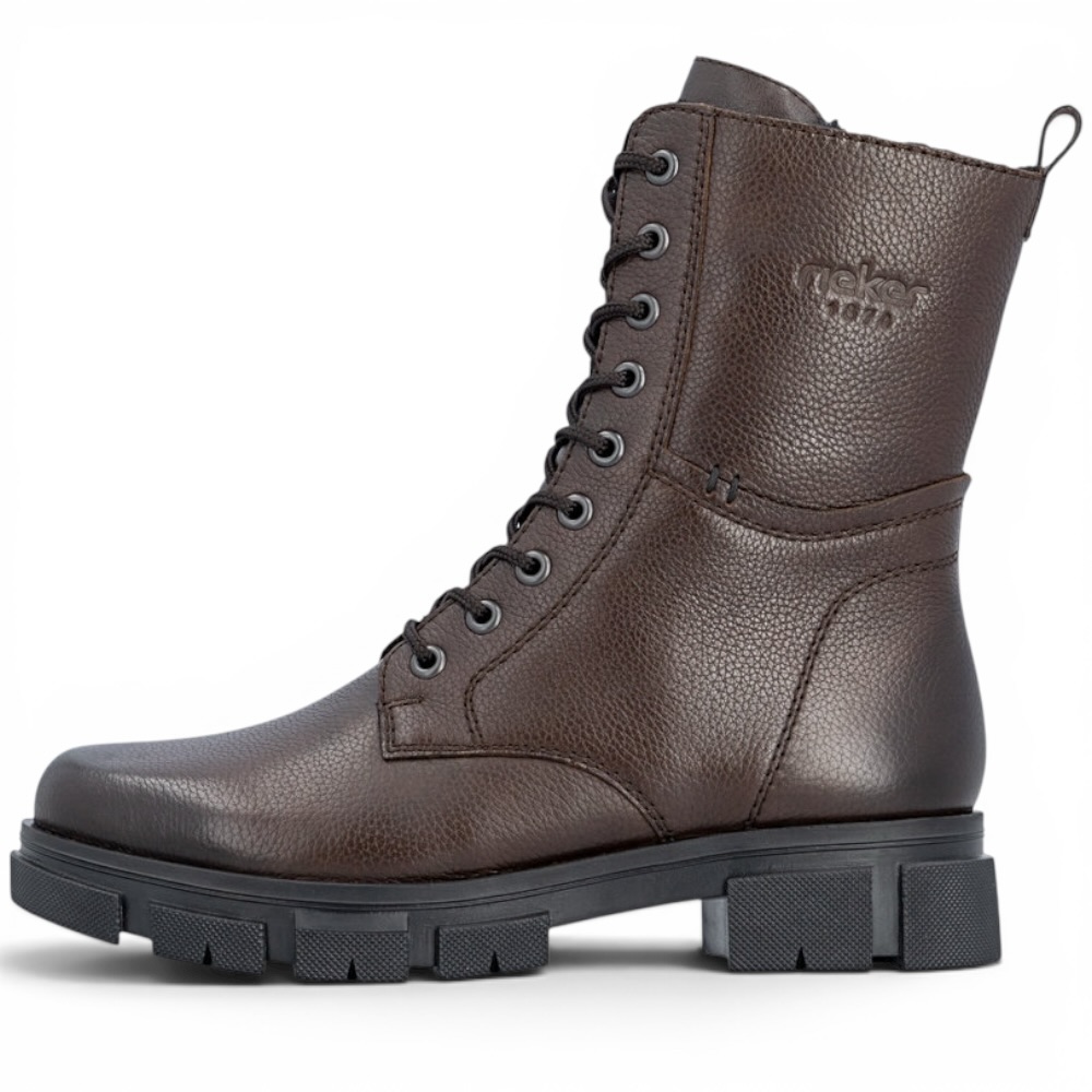 RIEKER Y7116-25 TRZEWIK CIEPŁY BRĄZOWY • Rozm. D.: 40