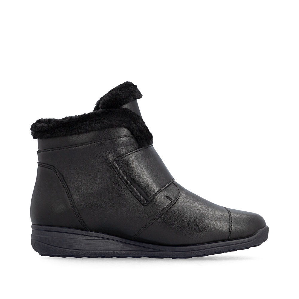 RIEKER 47268-00 botek ciepły wodoodporny CZARNY • Rozm. D.: 39