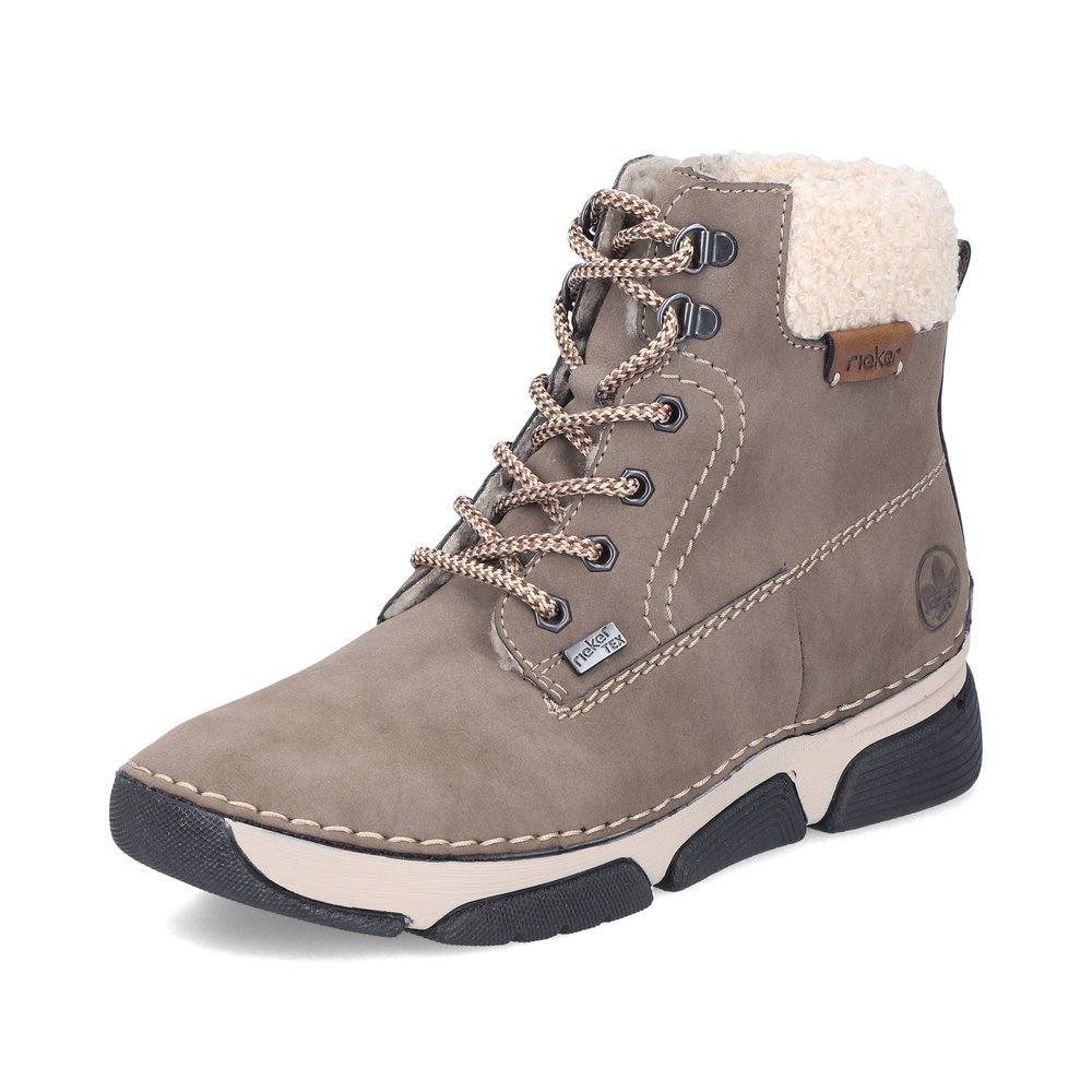RIEKER 45925-25 trzewik ciepły wodoodporny BEŻOWY • Rozm. D.: 37