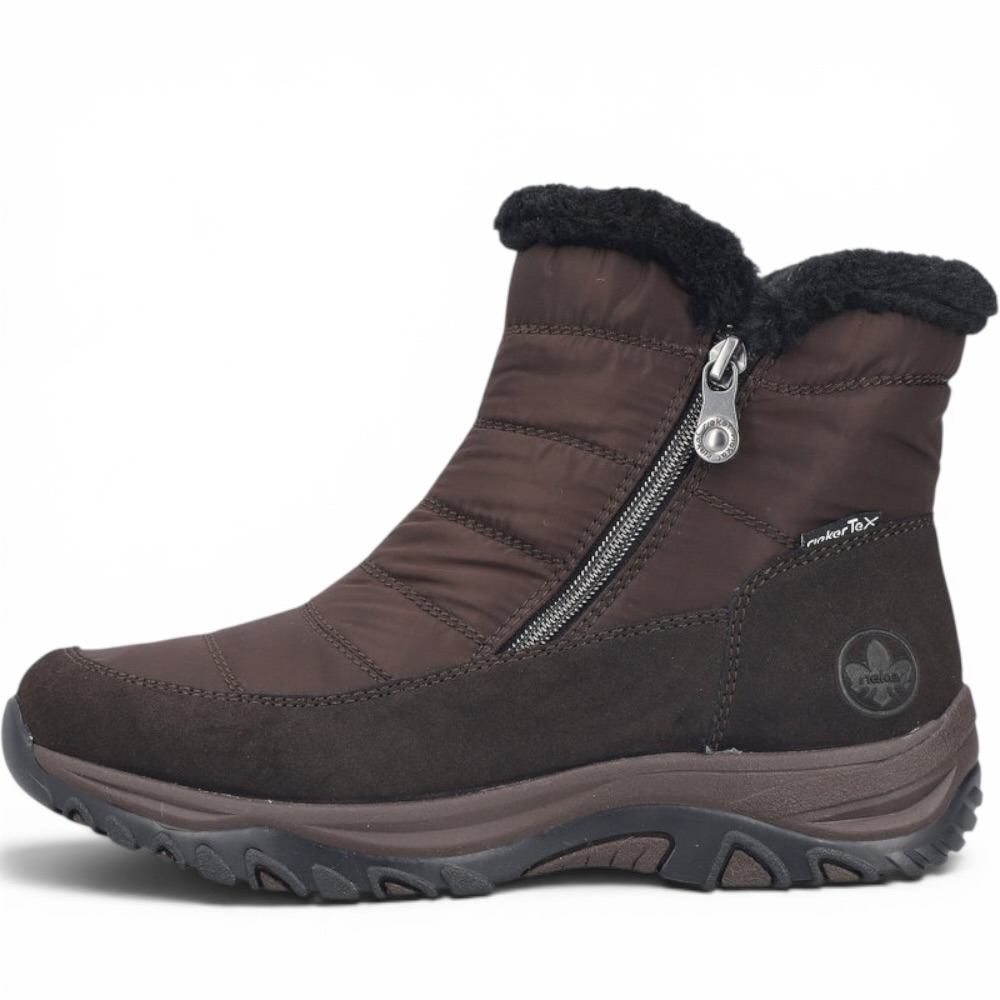 RIEKER M9670-25 BOTEK WODOODPORNY BRĄZOWY • Rozm. D.: 37