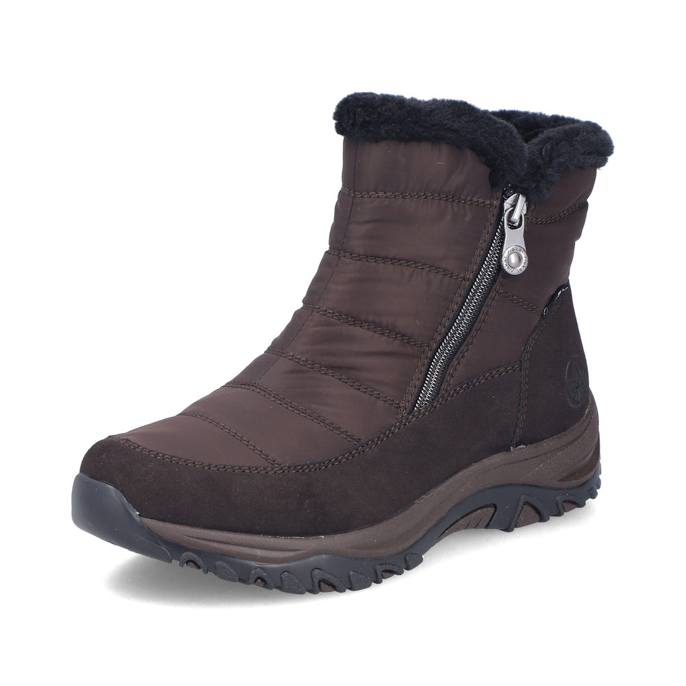 RIEKER M9670-25 BOTEK WODOODPORNY BRĄZOWY • Rozm. D.: 41