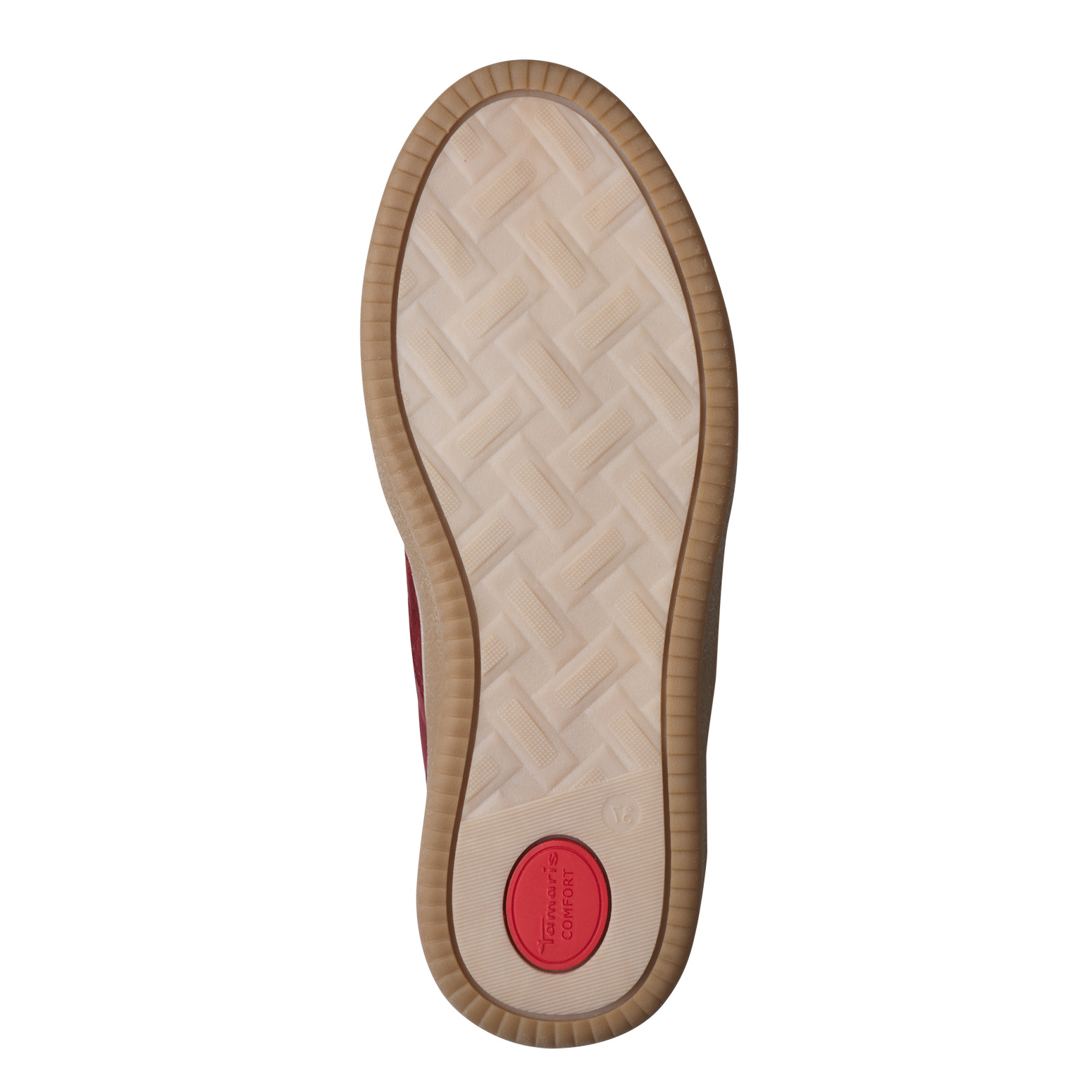  TAMARIS COMFORT 8-83708-47-535 SNEAKERSY BORDO • Rozm. D.: 37