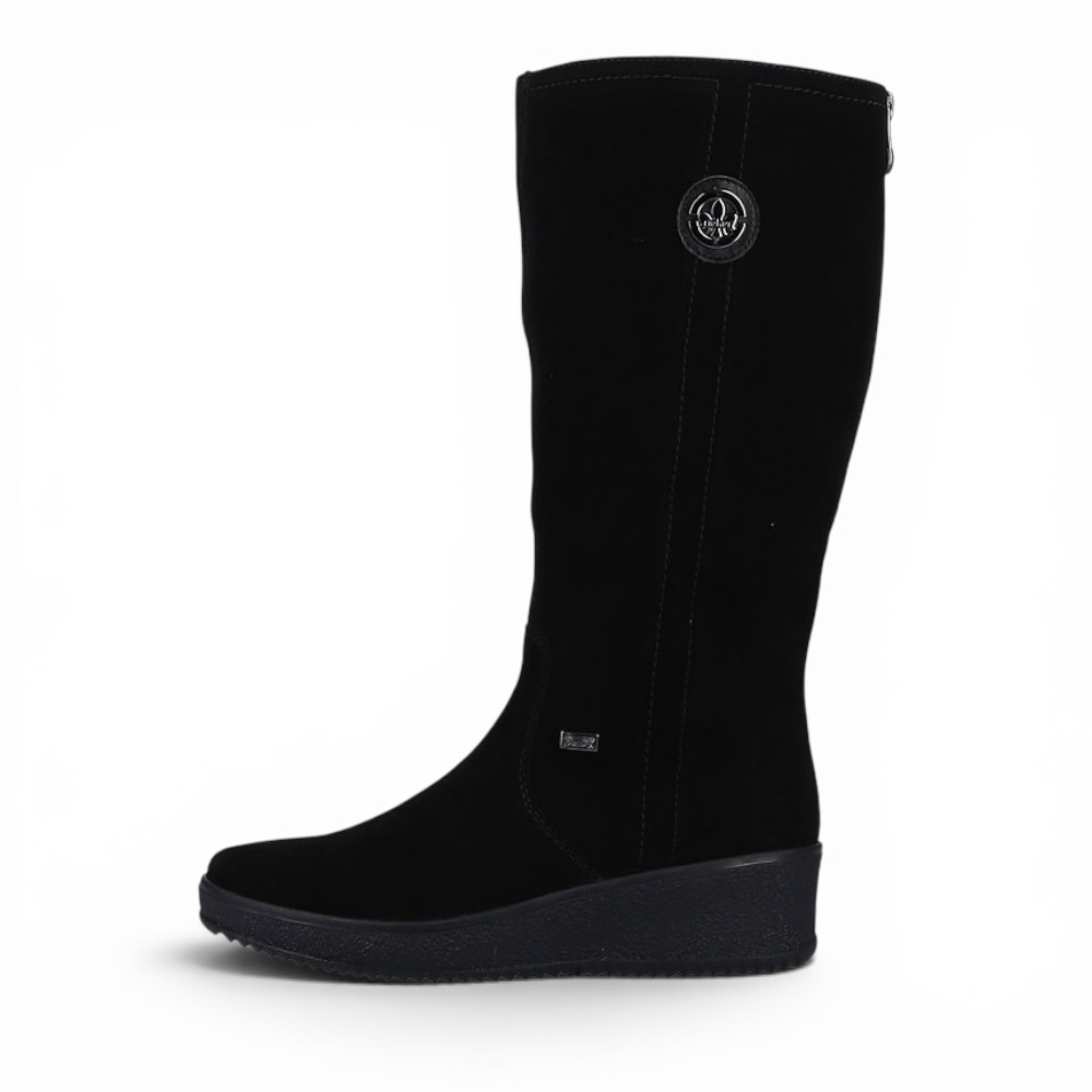 RIEKER Y4470-00 KOZAK CZARNY • Rozm. D.: 38