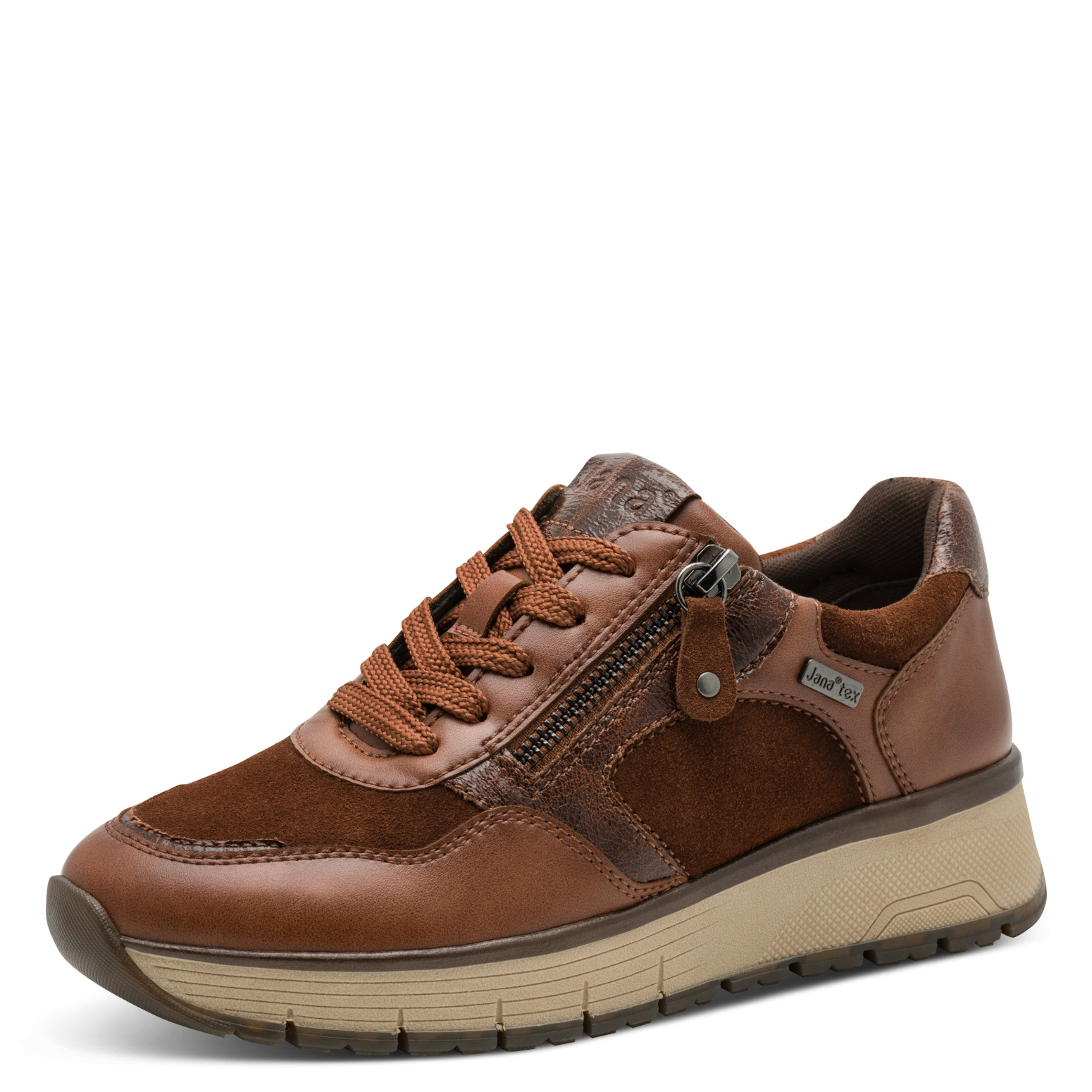 JANA 8-23701-47-305 SNEAKERSY COGNAC • Rozm. D.: 37