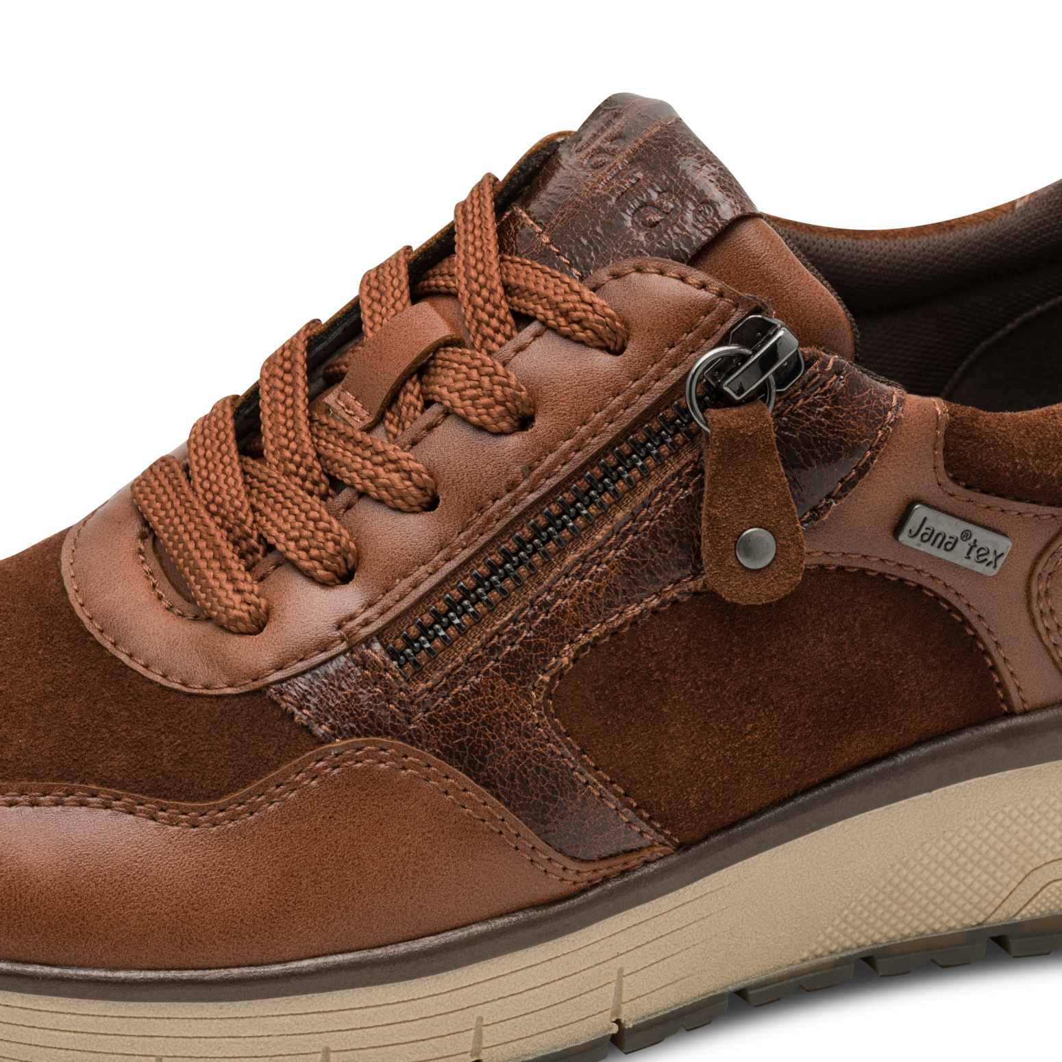 JANA 8-23701-47-305 SNEAKERSY COGNAC • Rozm. D.: 37