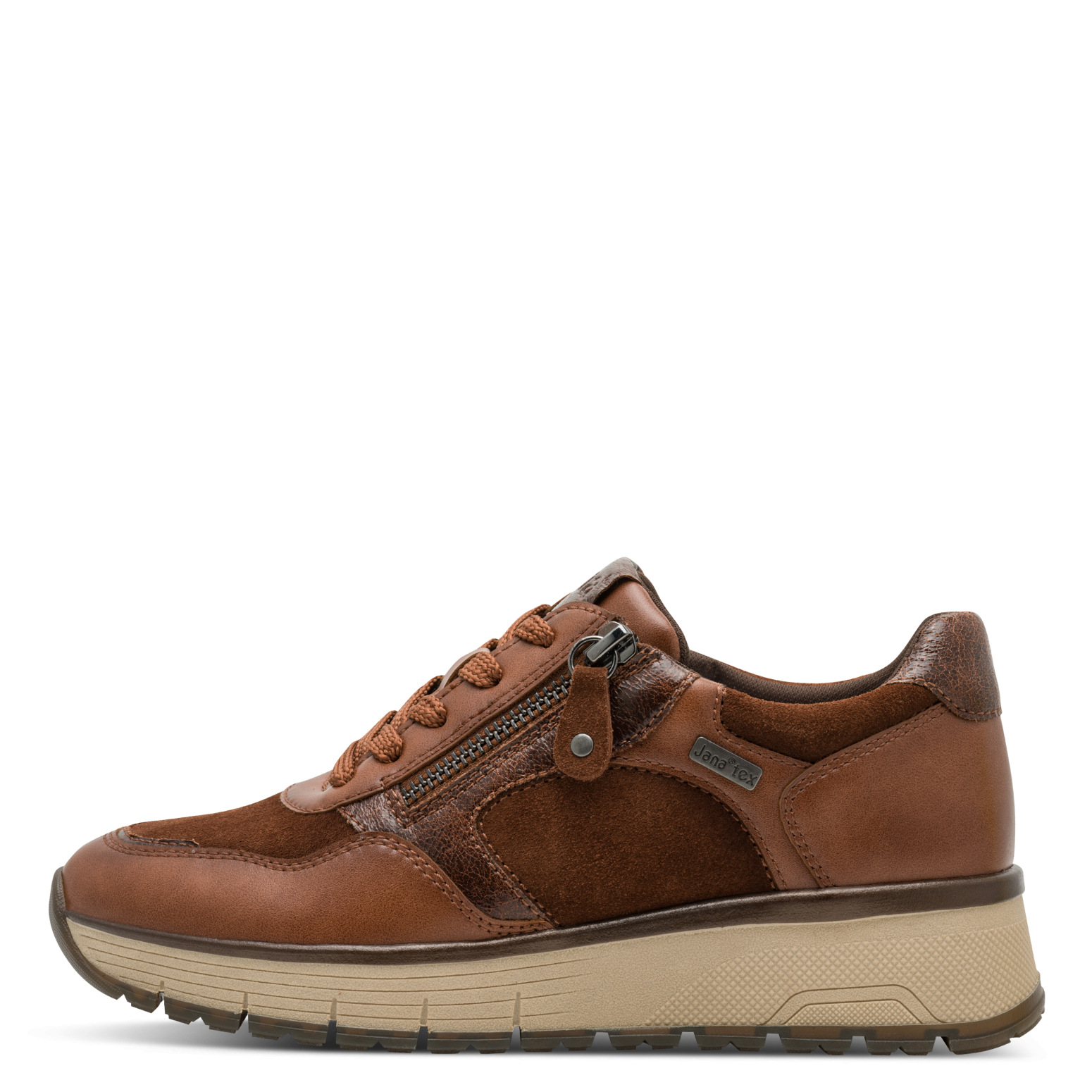 JANA 8-23701-47-305 SNEAKERSY COGNAC • Rozm. D.: 40