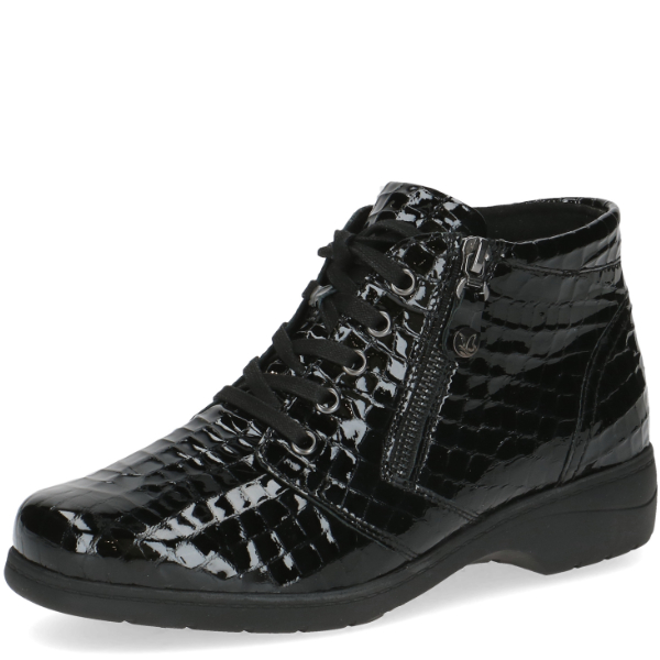 CAPRICE 9-26152-47-014 TRZEWIK CZARNY CROCO LAK • Rozm. D.: 37