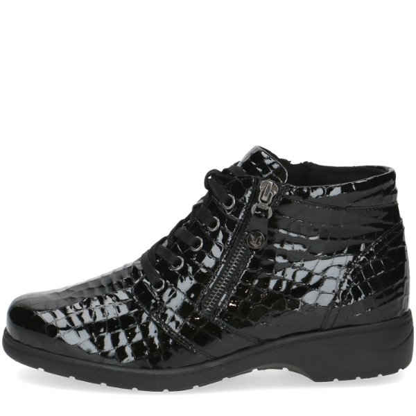 CAPRICE 9-26152-47-014 TRZEWIK CZARNY CROCO LAK • Rozm. D.: 39