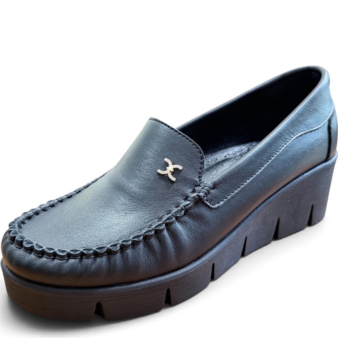 LAMANTI 989/CH MOKASYN KOTURN CZARNY • Rozm. D.: 39