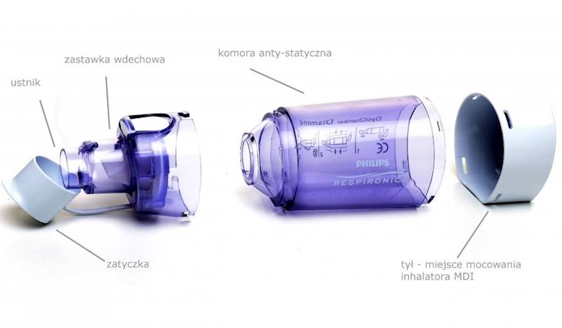Komora inhalacyjna OPTICHAMBER DIAMOND ustnik 