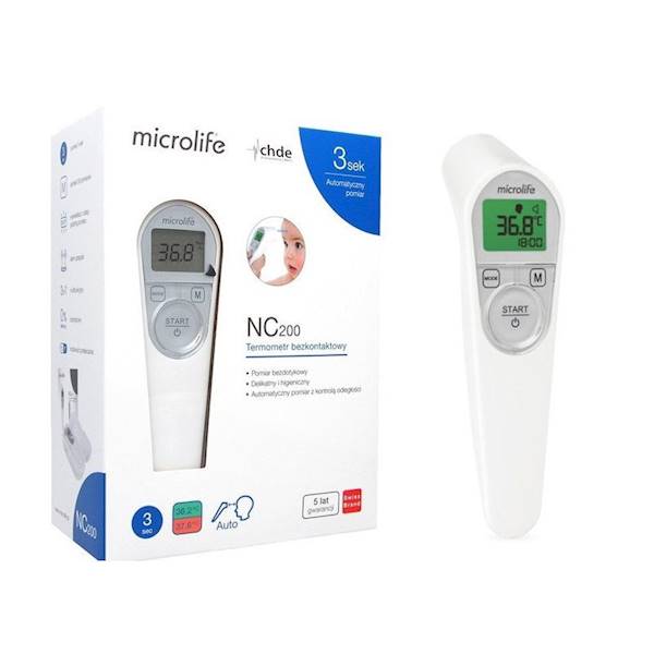 Microlife - Termometr elektroniczny NC 200 - bezkontaktowy