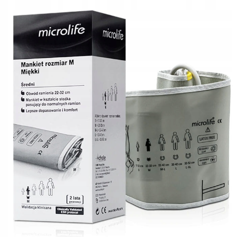 Microlife- mankiet M-L(22-42cm) do ciśnieniomierza Basic A1, A2, 3LPC-łącznik L