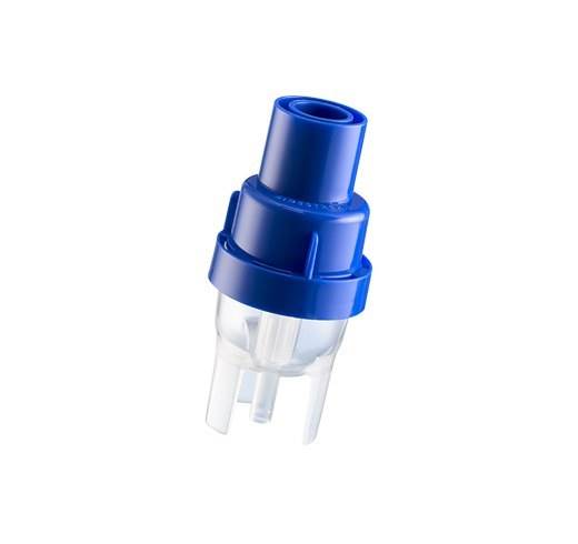 Pojemnik na lek do nebulizatora SideStream Respironics - zestaw z ustnikiem i przewodem i maskami duża i mała 