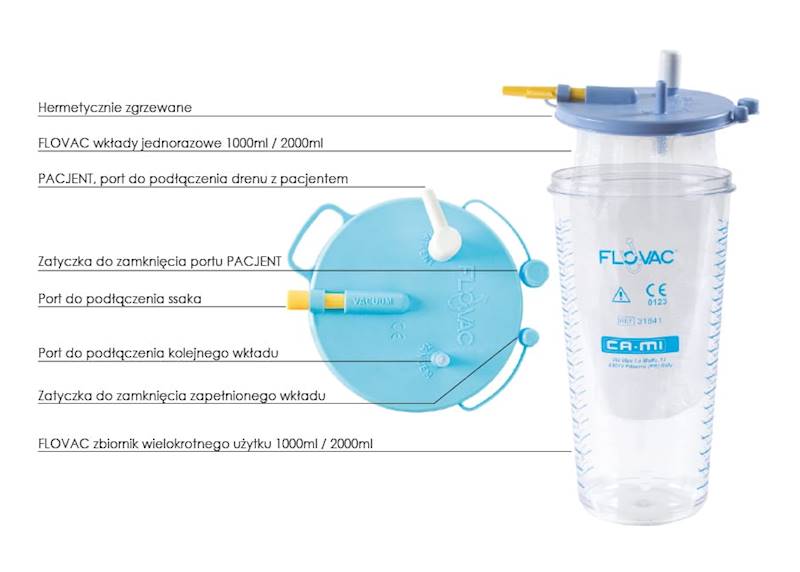 Wkład jednorazowy Flovac 1000ml