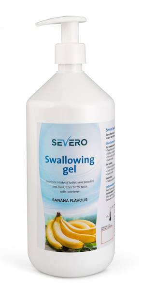 Żel ułatwiający połykanie tabletek smak banan 1000ml