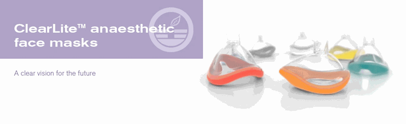 Maska anestetyczna Intersurgical Clearlite rozm.5 pomarańczowa