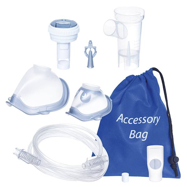 FLAEM 4NEB ZESTAW - nebulizator-inhalator pneumatyczno-tłokowy