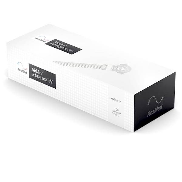 AirMini™Zestaw startowy do maski twarzowej AirFit™ F20 RESMED