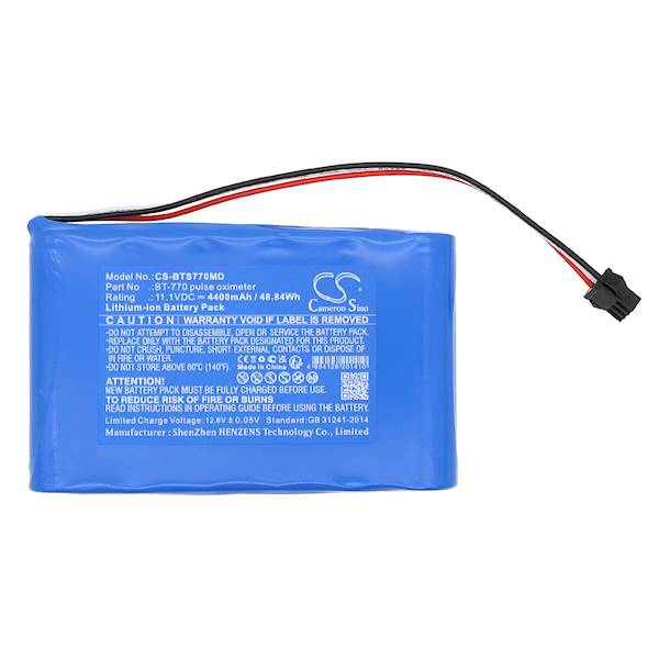 Akumulator do Bistos BT-740 pulse oximeter BT-770 pulse oximeter BT740 pulse oximeter BT770 pulse oximeter