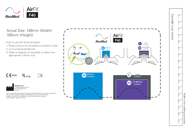 Uszczelka Resmed AirTouch F20 rozm. S 