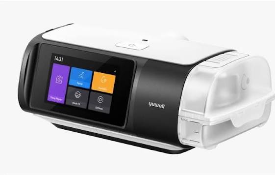 Aparat AutoCPAP do bezdechu sennego YH-680B z nawilżaczem i modułem GSM, biały Yuwell