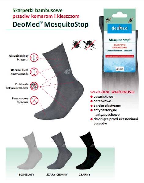 Skarpetki Mosquito Stop - DeoMed - 35/38
