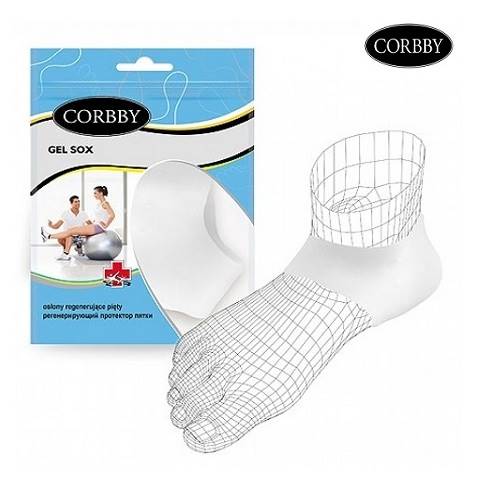 Osłony na pięte Gel Sox - Corbby