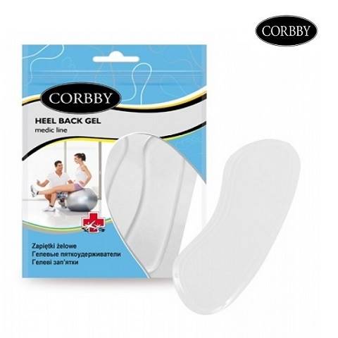 Zapiętki żelowe Heel Back Gel - Corbby