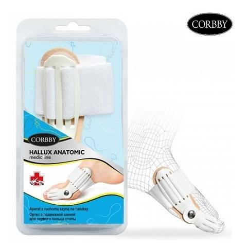 Aparat na haluksy Hallux Anatomic - Corbby