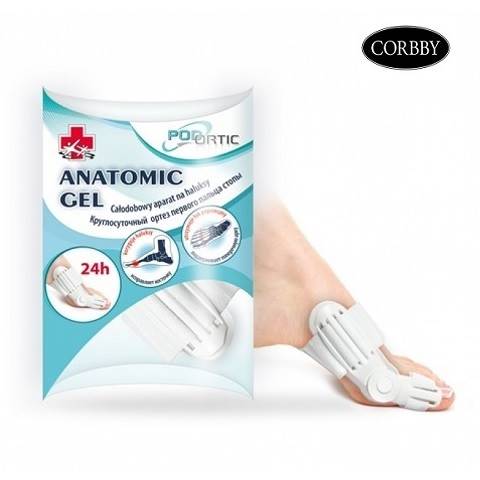 Aparat na haluksy Anatomic Gel - Corbby