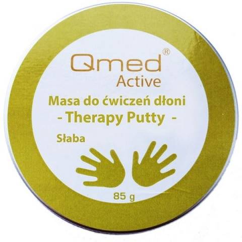 Masa do ćwiczeń dłoni - Qmed - żółta