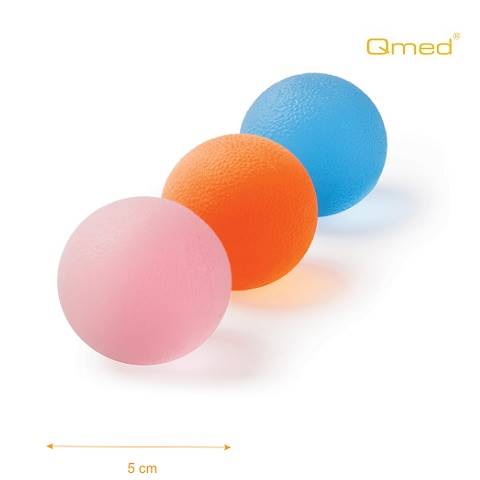 Piłeczka żelowa - Qmed - różowa