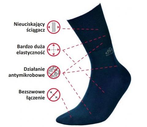 Skarpetki DeoMed Bamboo - DeoMed - 43/46