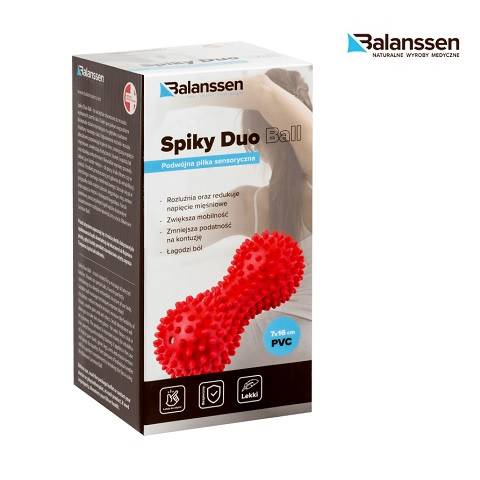 Podwójna piłka Spiky Duo Ball - Balanssen