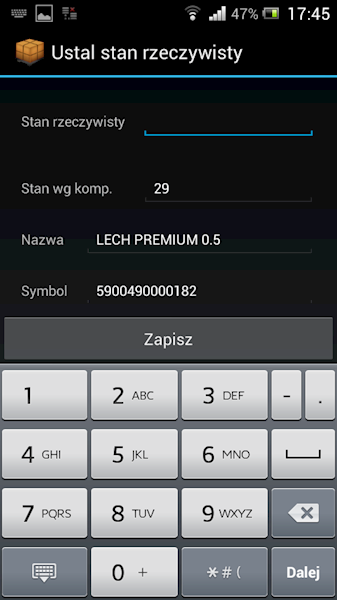 Mobilna Inwentaryzacja w Androidzie MPHMini