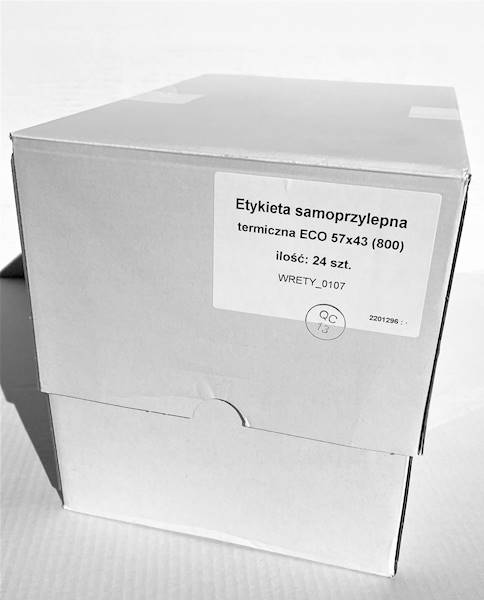 Etykieta termiczna 57x43 (24 szt.)